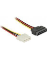Kabel SATA zasilający (M) -> Molex (F) 100cm Delock - nr 10