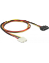 Kabel SATA zasilający (M) -> Molex (F) 100cm Delock - nr 11