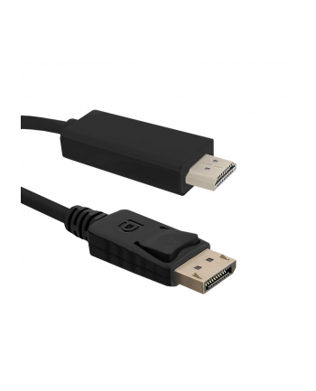 Kabel DisplayPort v1.2 Qoltec męski / HDMI męski | 4Kx2K | 2m