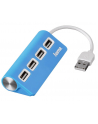 Hub USB 2.0 Hama 1:4 niebieski - nr 13