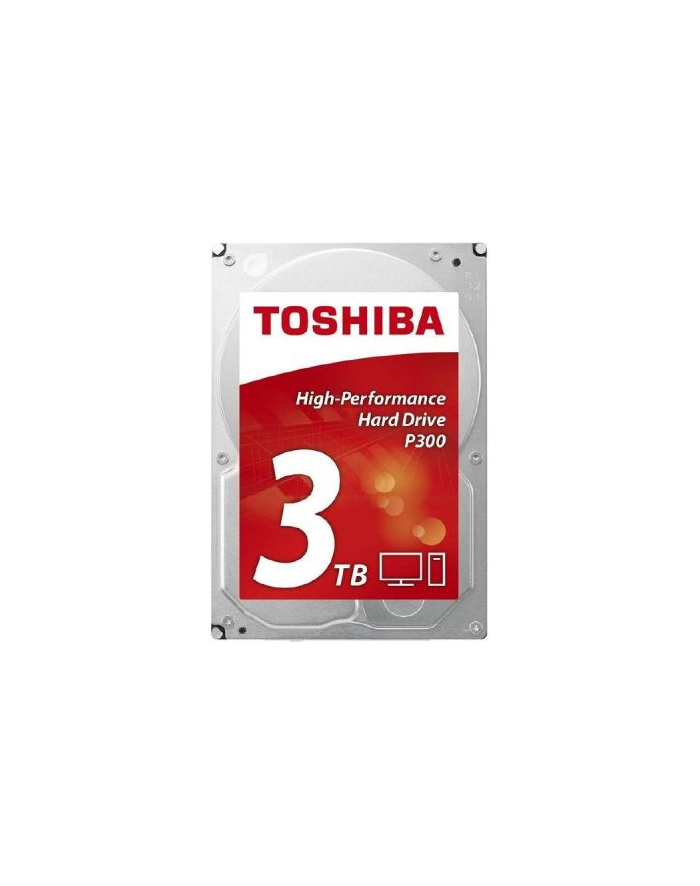 Toshiba P300 High Perform. 3TB BULK P300 3TB, 7200rpm, 64MB, 8.89 cm (3.5 '') , SATA główny