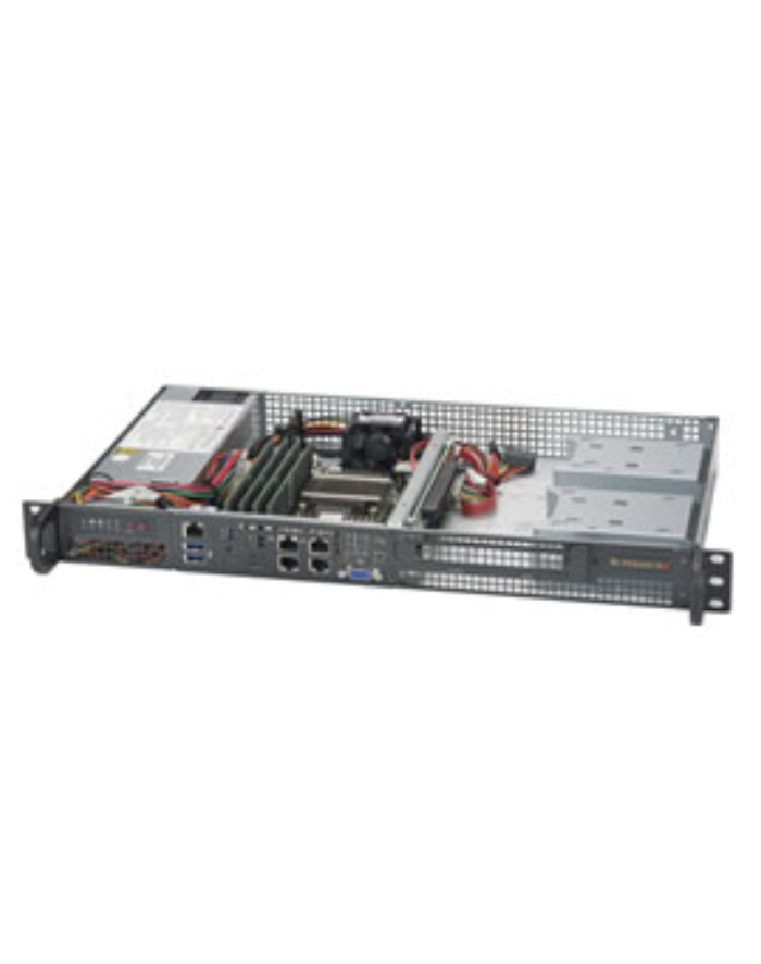 SUPERMICRO 1U BARE 1XEON 1540 SOC 2X3.5 200W 128GB SATA3 2X10GBE 1PCIE   IN główny