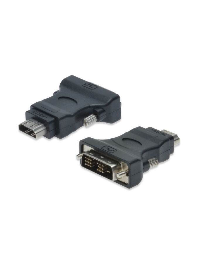 ASSMANN Adapter DVI-D SingleLink Typ DVI-D (18+1)/HDMI A M/M czarny główny