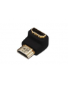 ASSMANN Adapter HDMI 2.0 HighSpeed z Ethernetem Typ HDMI A kątowy/HDMI A M/Ż - nr 1