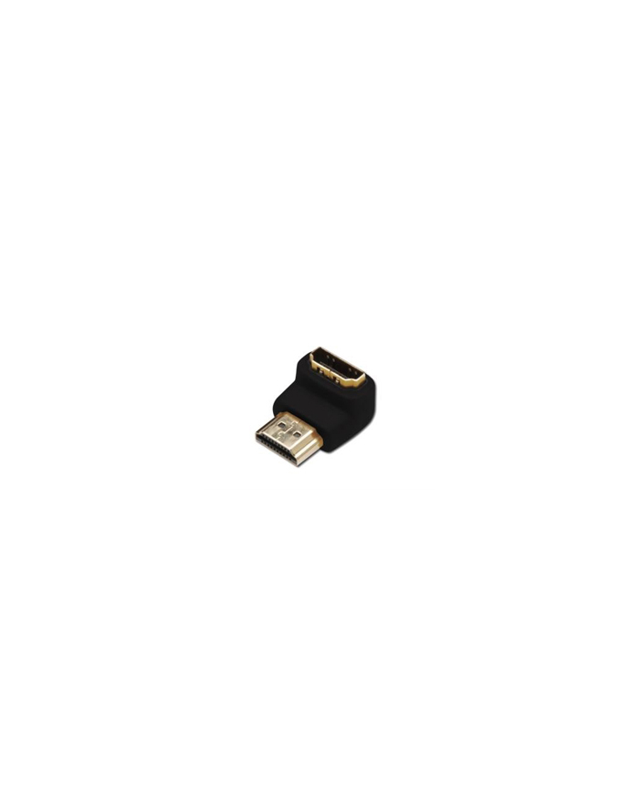 ASSMANN Adapter HDMI 2.0 HighSpeed z Ethernetem Typ HDMI A kątowy/HDMI A M/Ż główny