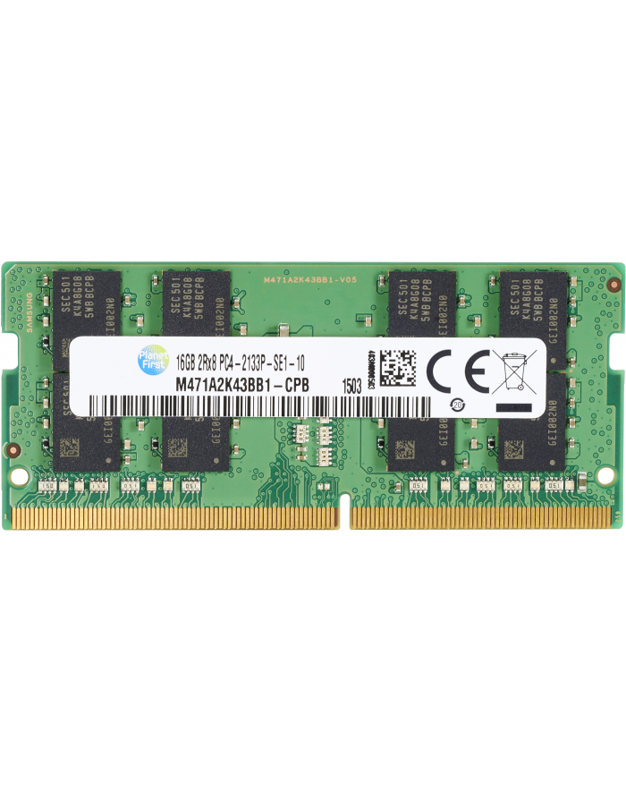 HP Inc. 4GB DDR4-2133 SODIMM 1X 4GB F/ HP PC główny