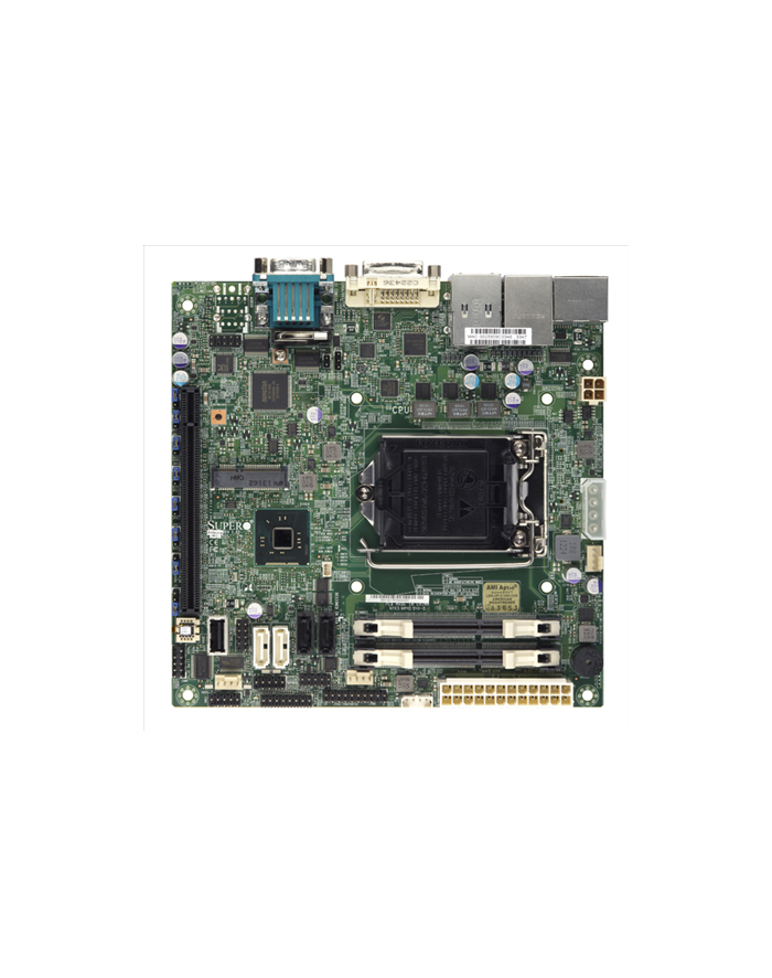 SUPERMICRO X10SLV-Q-O CORE I7 Q87 MITX VGA 2XGBE SATA3 DDR3 AUD RETAIL  IN główny