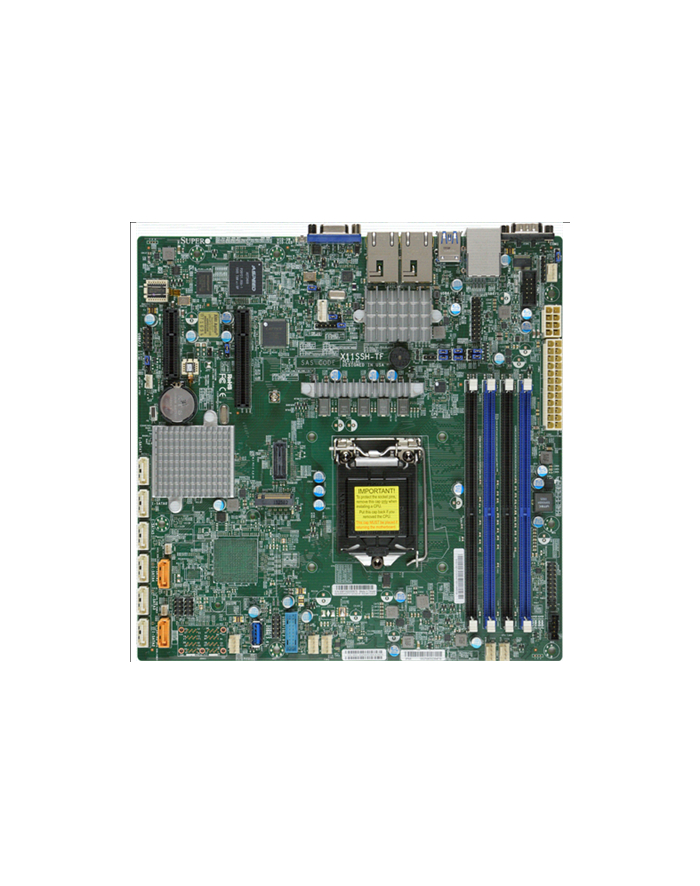 SUPERMICRO 1XEONV5 C236 64GB DDR4 MATX 2X10GB 6XSATA VGA IPMI RETAIL    IN główny