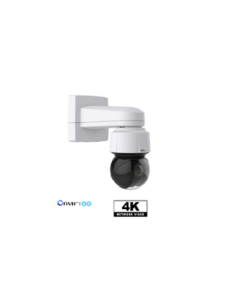 AXIS Q6128-E 50HZ Compact, top performance 4K Comparable with SMPTE 2036 3840x2160 resolution in 25fps, (8MP). With 12x optical zoom for outdoor as well as indoor use. IP66. Mounting brackets are not included (several different accessories available)