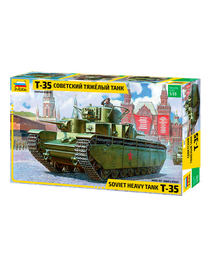 ZVEZDA T35 Heavy Soviet tank główny