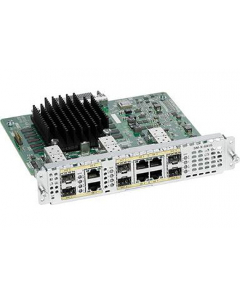 Cisco SM-X MODULE WITH 6-PORT 6-port Gigabit Ethernet, dual-mode GE/SFP, SM-X Module