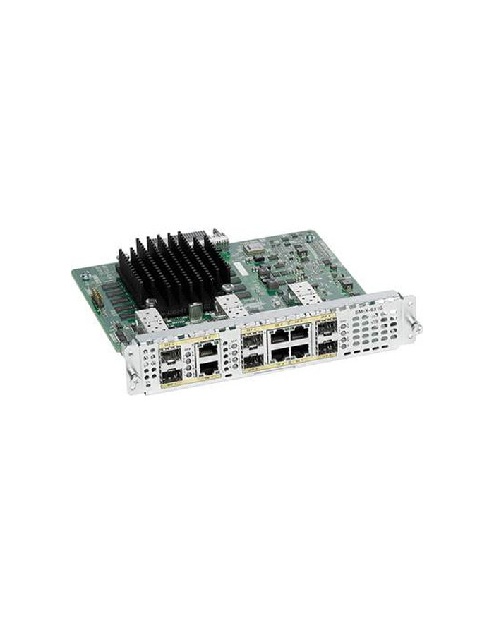 Cisco SM-X MODULE WITH 6-PORT 6-port Gigabit Ethernet, dual-mode GE/SFP, SM-X Module główny