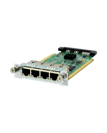 Hewlett Packard Enterprise HP MSR 4P GIG-T SWITCH SIC MOD HP MSR 4-port Gig-T Switch SIC Module