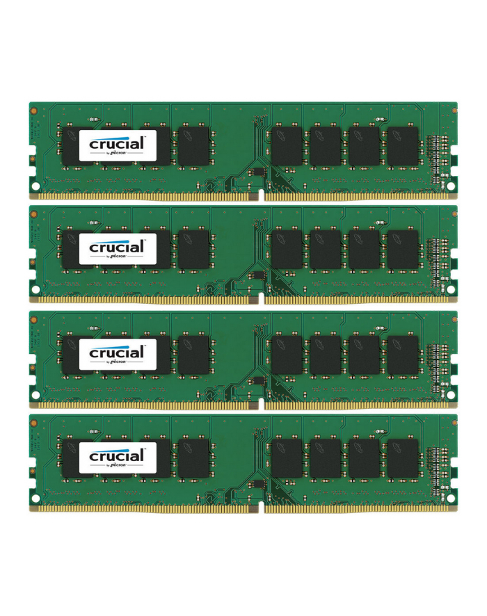 Crucial DDR4 32GB/2400(4*8GB) CL17 SR x8 Unbuffered DIMM 288pin główny