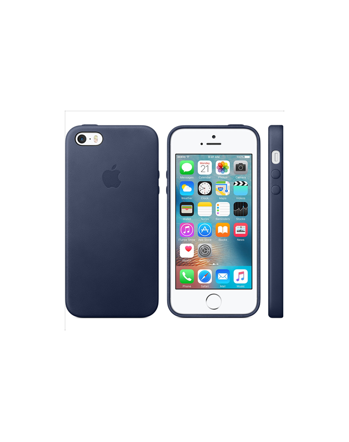 iPhone SE Leather Case Midnight Blue MMHG2ZM/A główny