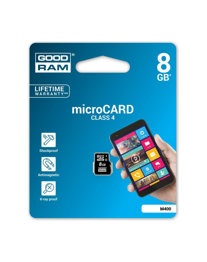 GOODRAM microSD 8GB CL4 główny