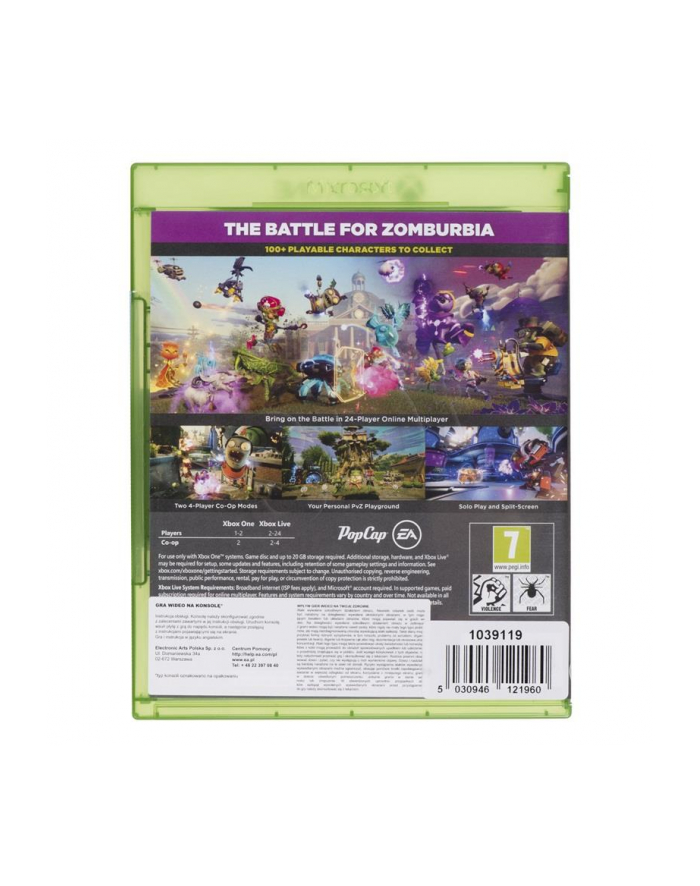 Gra Xbox One Plants vs Zombies Garden Warefare 2 główny