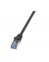 LOGILINK Patchcord Cat.6A 10G S/FTP PIMF PrimeLine 1,5m czarny - nr 7