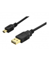 ASSMANN Kabel połączeniowy USB 2.0 HighSpeed dwustronny USB A/miniUSB B M/M 1,8m - nr 12