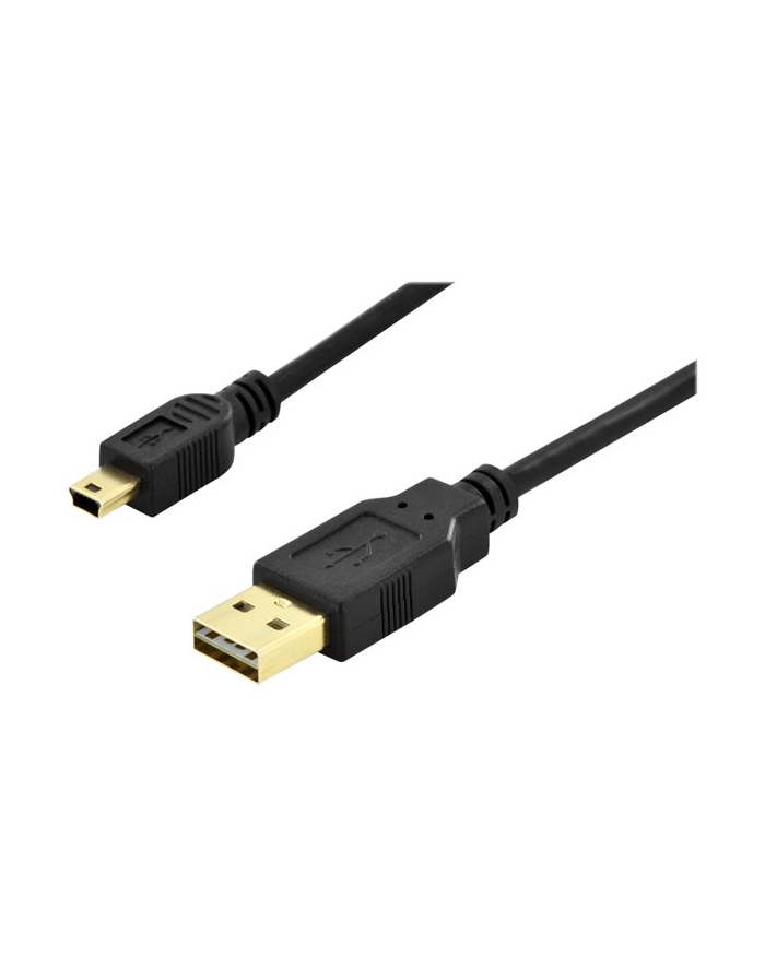 ASSMANN Kabel połączeniowy USB 2.0 HighSpeed dwustronny USB A/miniUSB B M/M 1,8m główny