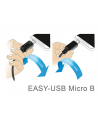 Delock kabel USB 2.0 micro AM-BM Dual Easy-USB 2m black - nr 14