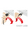 Delock kabel USB 2.0 micro AM-BM Dual Easy-USB 2m black - nr 24