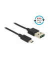 Delock kabel USB 2.0 micro AM-BM Dual Easy-USB 2m black - nr 27