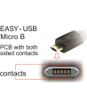 Delock kabel USB 2.0 micro AM-BM Dual Easy-USB 2m black - nr 30
