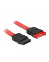Delock kabel przedłużacz SATA 6 Gb/s (męski/żeński) 20cm czerwony - nr 1