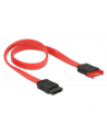 Delock kabel przedłużacz SATA 6 Gb/s (męski/żeński) 20cm czerwony - nr 2