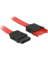 Delock kabel przedłużacz SATA 6 Gb/s (męski/żeński) 20cm czerwony - nr 7