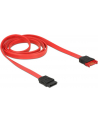 Delock kabel przedłużacz SATA 6 Gb/s (męski/żeński) 100cm czerwony - nr 7