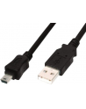 ASSMANN Kabel  USB 2.0 HighSpeed''Canon''Typ USB A/miniUSB B (5pin) M/M czarny 3 - nr 11