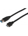 ASSMANN Kabel połączeniowy USB 3.0 SuperSpeed Typ USB A/microUSB B M/M 0,50m - nr 10