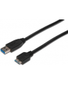 ASSMANN Kabel połączeniowy USB 3.0 SuperSpeed Typ USB A/microUSB B M/M 0,50m - nr 11