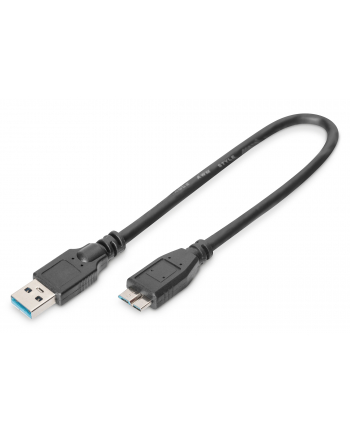 ASSMANN Kabel połączeniowy USB 3.0 SuperSpeed Typ USB A/microUSB B M/M 0,50m