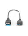 ASSMANN Kabel połączeniowy USB 3.0 SuperSpeed Typ USB A/microUSB B M/M 0,50m - nr 14