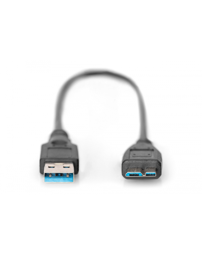 ASSMANN Kabel połączeniowy USB 3.0 SuperSpeed Typ USB A/microUSB B M/M 0,50m główny