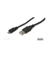 ASSMANN Kabel połączeniowy USB 2.0 HighSpeed Typ USB A/microUSB B M/M czarny 1m - nr 16