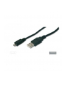 ASSMANN Kabel połączeniowy USB 2.0 HighSpeed Typ USB A/microUSB B M/M czarny 1m - nr 1