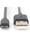 ASSMANN Kabel połączeniowy USB 2.0 HighSpeed Typ USB A/microUSB B M/M czarny 1m - nr 23