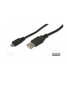 ASSMANN Kabel połączeniowy USB 2.0 HighSpeed Typ USB A/microUSB B M/M czarny 1m - nr 2