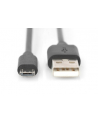 ASSMANN Kabel połączeniowy USB 2.0 HighSpeed Typ USB A/microUSB BM/M czarny 1,8m - nr 17