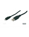 ASSMANN Kabel połączeniowy USB 2.0 HighSpeed Typ USB A/microUSB BM/M czarny 1,8m - nr 1