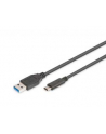 ASSMANN Kabel połączeniowy USB 3.0 SuperSpeed Typ USB A/USB C M/M czarny 1m - nr 12