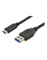 ASSMANN Kabel połączeniowy USB 3.0 SuperSpeed Typ USB A/USB C M/M czarny 1m - nr 17