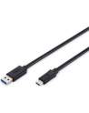 ASSMANN Kabel połączeniowy USB 3.0 SuperSpeed Typ USB A/USB C M/M czarny 1m - nr 19