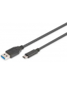 ASSMANN Kabel połączeniowy USB 3.0 SuperSpeed Typ USB A/USB C M/M czarny 1m - nr 22