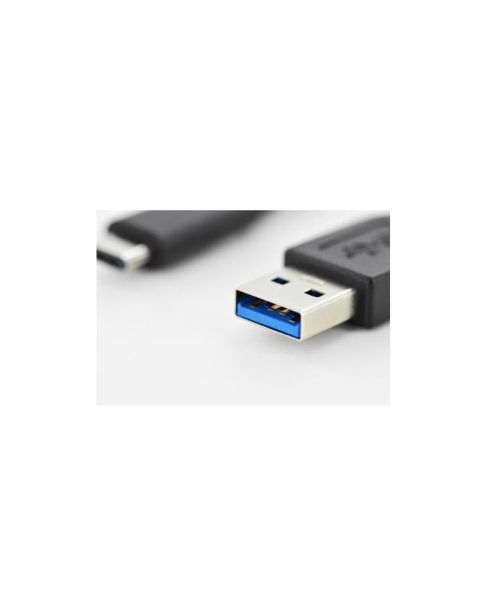 ASSMANN Kabel połączeniowy USB 3.0 SuperSpeed Typ USB A/USB C M/M czarny 1m główny