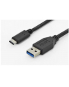 ASSMANN Kabel połączeniowy USB 3.0 SuperSpeed Typ USB A/USB C M/M czarny 1m - nr 25